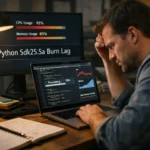 python sdk25.5a burn lag
