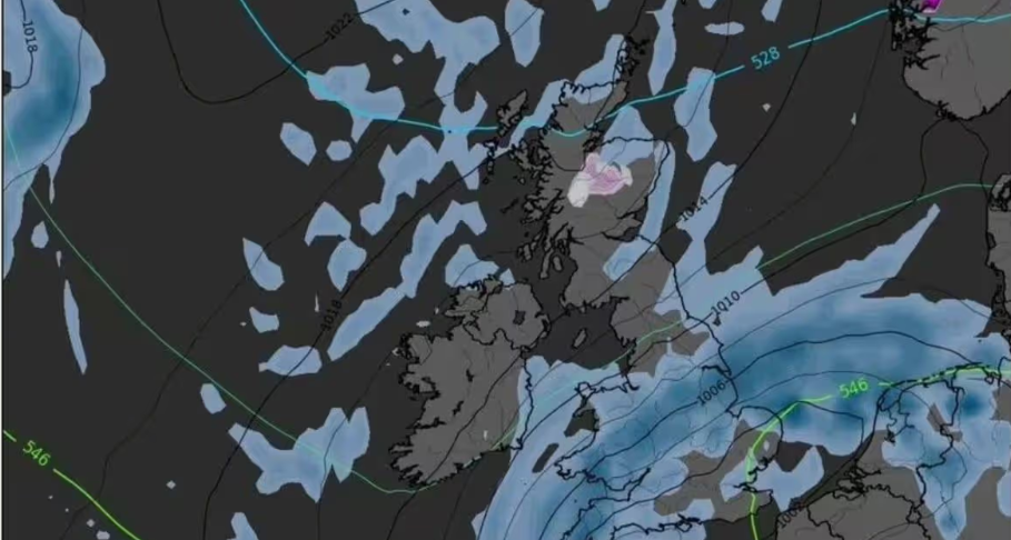 uk weather snow maps arctic blast